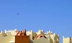 Une vue sur la ville égyptienne d'Hourghada, sur la mer Rouge, en avril 2005