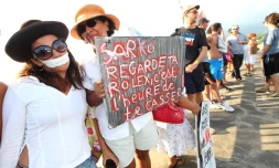 Samedi 4 avril 2012 - Pierrefonds (Saint-Pierre) - Manifestation contre Nicolas Sarkozy