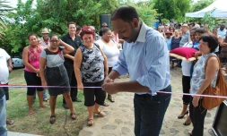 Jeudi 12 avril 2012 - Inauguration de la plateforme de services de Piton Saint-Leu (Photo D.R)