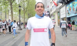 Ludovic Sautron au Marathon de Paris
