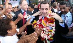 Nicolas Sarkozy en campagne pour la  présidentielle 2007