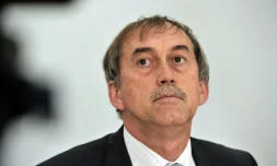 Leprocureur de la République de Toulon Bernard Marchal, pris en photo le 8 juin 2012 alors qu'il éait procureur à Avignon