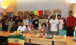Jeudi 3 mai 2012 - Présentation du "Uprising Roots Reggae Festival" à Sainte-Rose (photo D.R)