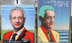 Samedi 5 Mai 2012
Affiche revue par JAUNE de l'élection présidentielle pour imaz press reunion