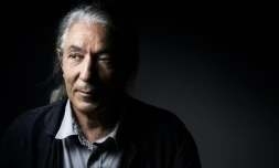 L'écrivain franco-algérien Boualem Sansal pose à Paris le 4 septembre 2015
