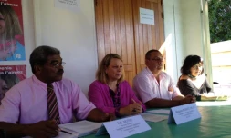 Jeudi 10 mai 2012 - Conférence de presse de Margaret Robert-Mucy (Photo D.R)