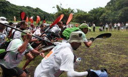 Départ de la 6e édition de Réunion d'aventures (photo P. Crozet)