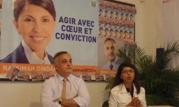 Lundi 14 mai 2012 - Conférence de presse de Nassimah Dindar et Michel Lagourgue