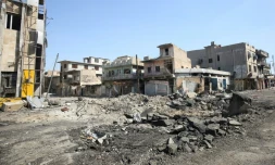 La vielle ville de Mossoul détruite par les combats, le 25 mars 2017 