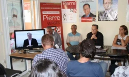 Lundi 21 mai 2012 - Conférence de presse de Pierre Vergès (Photo D.R)