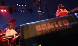 Vendredi 1er juin 2012 - Saint-Pierre - Tyeri Abmon sur la scène des Filaos au Sakifo 2012