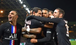 Les Parisiens se sont imposés au FC Nantes, avec notamment un but de Thilo Kehrer (c) à La Baujeoire, le 4 février 2020