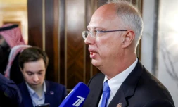 Le patron du Fonds souverain russe, Kirill Dmitriev, à Ryad le 18 février 2025