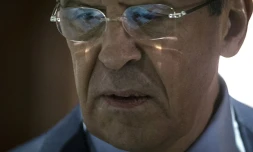 Le ministre russe des Affaires étrangères Sergueï Lavrov, à Vienne, le 23 octobre 2015