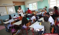 Classe de primaire (photo archives)