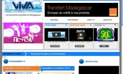 Le site internet du groupe Viva