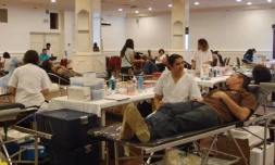 Jeudi 14 juin 2012 - Journée mondiale du don du sang (Photo Émilie Sorres)