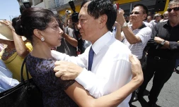 Nassimah Dindar et André Thien Ah Koon