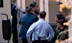 Erin Patterson arrive à la Cour suprême de Victoria à Melbourne pour connaître sa peine, le 8 septembre 2025