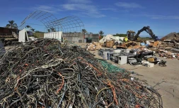 Vendredi 29 juin 2012 - Inauguration de la plateforme de tri des déchets de la société STS (photo D.R)