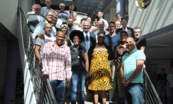 Lundi 2 juillet 2012 - Présentation de l'opération de parrainage à destination de 20 collèges relevant de l'éducation prioritaire (photo D.R)