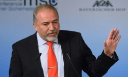 Le ministre israélien de la Défense Avigdor Lieberman à Munich, le 19 février 2017