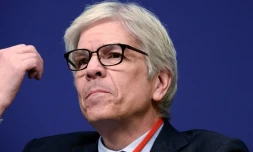 Paul Romer, alors économiste en chef de la Banque mondiale, le 31 janvier 2017 à Paris
