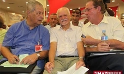PCR - Paul Vergès, Élie Hoarau, Claude Hoarau (Photo archives)