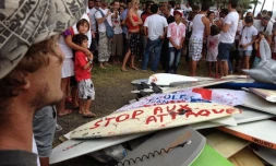 Jeudi 26 juillet 2012 - Les amoureux de la mer devant la préfecture