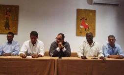 Lundi 30 juillet 2012 - Conférence de presse de la NCER (photo Samia Omarjee)