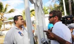 Mardi 7 août 2012 - Manifestation des "usagers de la mer" devant la réserve marine