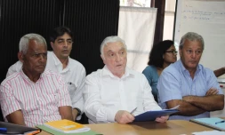 Mercredi 8 Août 2012 - Conférence de presse de l'association des maires (Photo Cristelle Belhote)