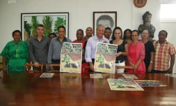 Mardi 7 août 2012 - Conférence de presse Fête de la vanille à Sainte-Suzanne (Photo D.R)