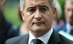 Le ministre de la justice Gérald Darmanin à Nanterre, le 29 juillet 2025