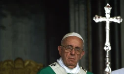 Le pape François célèbre la messe sur la place de la Révolution, le 20 septembre 2015 à La Havane