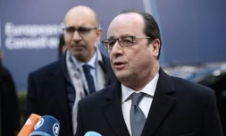 Le président français François Hollande, le 19 février 2016 à Bruxelles