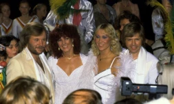 Le groupe suédois Abba, le 1er juin 1980 à Stockholm
