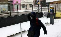 Un passant Ă Brooklyn jeudi