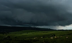 Un orage dans l'Aubrac, dans l'Aveyron, le 13 juin 2023