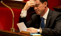 Le Premier ministre Manuel Valls à l'Assemblée Nationale, le 1er décembre 2015 