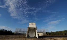Le radiotélescope de Nançay, dans le Centre de la France, le 3 octobre 2019