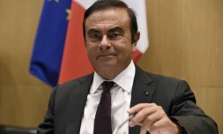 Le patron de Renault, Carlos Ghosn lors de son audition devant la Commission économique et financiÚre de l'Assemblée nationale à Paris le 17 janvier 2018