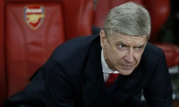 L'entraîneur d'Arsenal, Arsène Wenger, le 7 mars 2017, avant le 8e de finale retour à Londres, face au Bayern, en Ligue des champions
