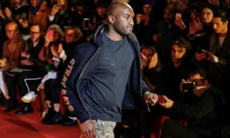 Le designer Virgil Abloh le 17 janvier 2018 à Paris