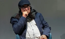 L'ancien commandant des ex-Farc Rodrigo Londoño, alias Timochenko, lors d'un entretien avec l'AFP à Bogota, le 14 juillet 2026 en Colombie