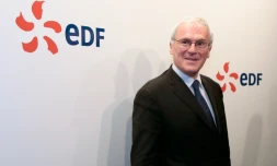 Le PDG d'EDF, Jean-Bernard Lévy, le 16 février 2016 à Paris