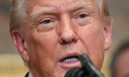 Le président américain Donald Trump à la Maison Blanche à Washington, DC, le 31 juillet 2025