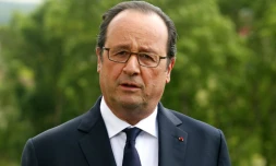 François Hollande à Colombey-les-deux-Eglises le 13 juin 2016