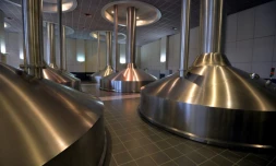 La brasserie de Stella Artois (groupe AB InBev) à Louvain, en Belgique, le 20 novembre 2013