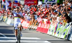 Tadej Pogacar à Liège le 26 avril 2026